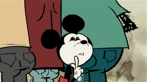 mickey mouse unsure